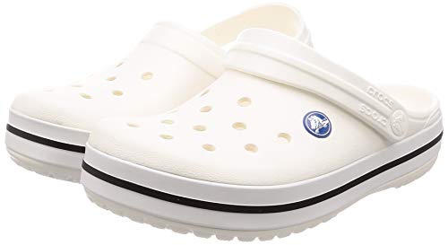 Image of Crocs Unisex Crocband Clog, White, 4 US Men / 6 US Women
