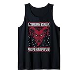 Kramperl Nikolaus Lieben Gruß Vom Krampus Ugly Christmas Tank Top