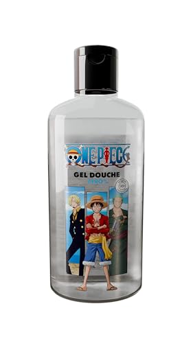 BUBBLE HEROES - One Piece - Gel Douche 0% - PH Neutre - Sans Parfum - Peaux Sensibles - 96% d'Origine Naturelle - Testé Dermatologiquement - Sans Parfum - 400ml