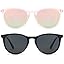 Two Pack (Pink Mirrored+black Frame/Grey Lens)