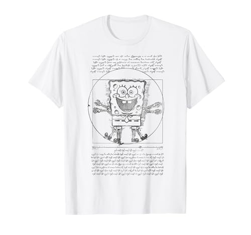 Spongebob Da Vinci Bob Sketch Poster T-Shirt