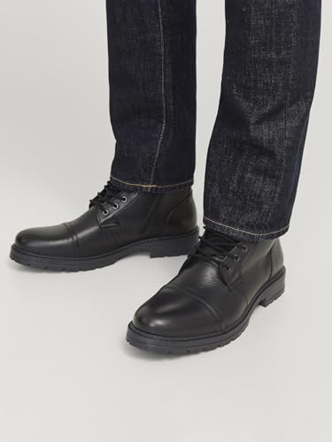 Image of JACK & JONES mens Jfwdexter Leather Boot Sn