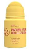 Base Laboratories Ingrown Hair Treatment - Roller Serum – Skin Smoothing Roll-On for Ingrown Hairs & Razor Bumps – Salicylic Acid, Glycolic Acid, Niacinamide – Bikini Line, Underarms & Legs (2oz)
