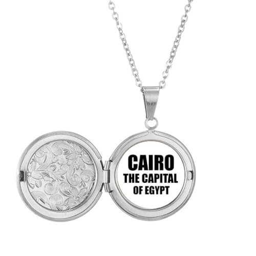 Collier médaillon Égypte Le Caire bijou anti-ternissement femme