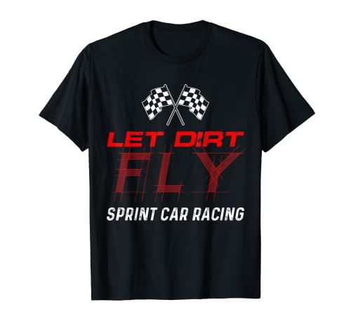 Sprint Car Racing Race Track Racer Camiseta