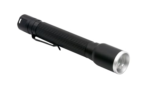 Elwis Strong Bob Flashlight Torch, Torches Led Super Bright, Rechargable, 300 Lumen, 95 Meter Beam Distance Light Range, Lightweight 74g, IP44 Rating
