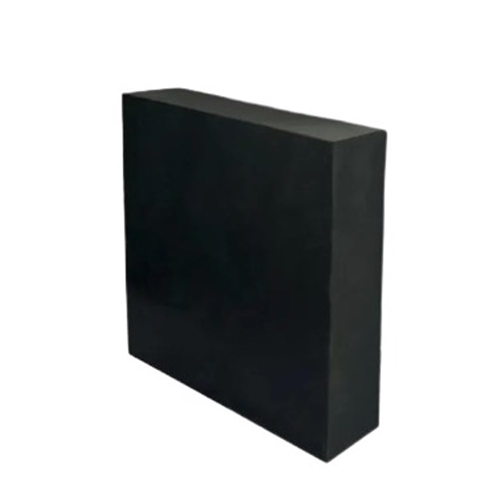 Plaque carrée rigide, blocs de caoutchouc industriel noirs épais 10/15/20/25 mm, coussinet antibruit et anti-vibrations, 1 pièce(200x200x15mm)
