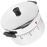 Minuterie mécanique à compte : elle peut également utilisée pour contrôler de vos différents besoins de cuisson, facile à utiliser et pratique à utiliser, minuterie mécanique de cuisine