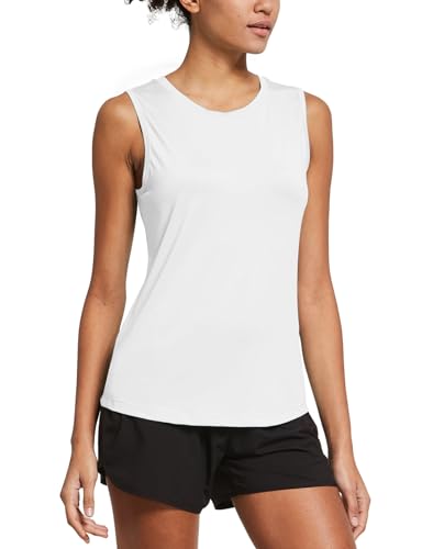 Image of baleaf Women's Workout Tank Tops Sleeveless Quick Dry Running Shirts Lightweight Loose Fit for Yoga Athletic Gym