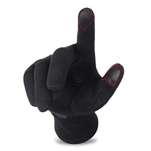 CLISPEED Luvas de Tela Sensível ATque Luvas de InvernHmens Mulheres Gel de Sile Antiderrapante Luvas