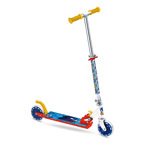 Mondo Toys - Alu Scooter SONIC - Patinete infantil de aluminio de 2 ruedas - Manillar regulable - 28708 Cover