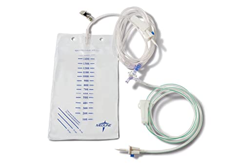 Image of Medline Namic Closed-System Fluid Management Kit with 3-Way Stopcock and Clear Line for Waste Bag, Case of 20