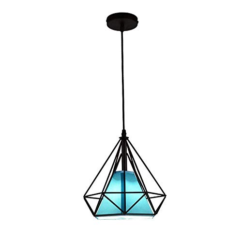 Lustre industriel bleu GZZ pour éclairage de restaurant et chambre