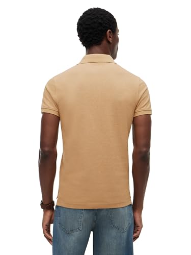 Image of Tommy Hilfiger Men's Short Sleeve Polo Shirts in Slim Fit with Stretch and Organic Pique Cotton