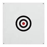 HOW TRUE Golf Target Cloth, Hanging Circle Backstop for Hitting Driving Range Target Net Practice Indoor Training Outdoor Court 58' x 59'