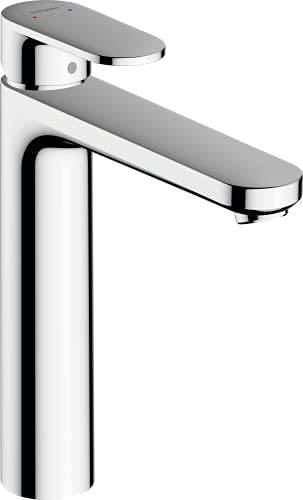 Hansgrohe Vernis Blend Jednouchwytowa bateria umywalkowa 190 z kompletem odpływowym, czarny matowy, 71552670