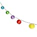 Produktbild Plaights Lampion Lichterkette mit 20 LEDs in bunt | Sommerlichterkette für draußen mit Timer Funktion | perfekte Dekoration für Garten, Terrasse, Balkon, Party und Feiern