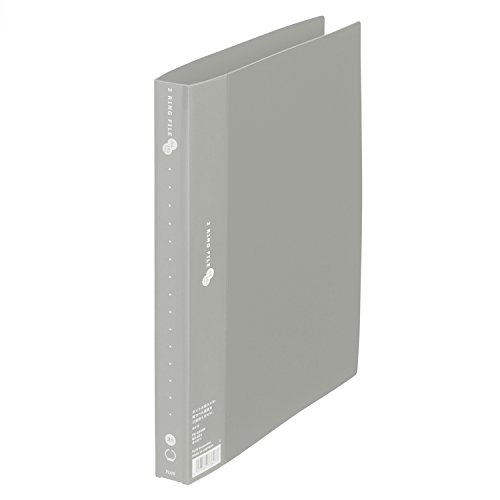 プラス 83020)2リングファイルFC-102RF A4S 29mm グレー    197-2357 FC-102RF GY  1冊