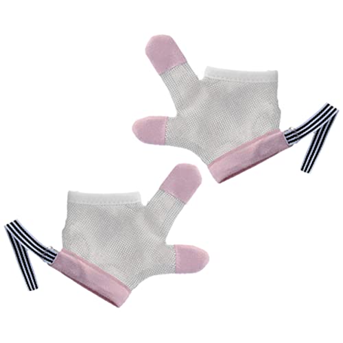 BESPORTBLE Hand Correction Device Stop Sucking Gloves for Boys and Girls Born Mittens Finger Sucking Guard Newborn Hand Compression Gloves