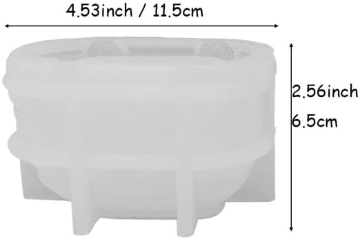 Silicone Vase Mold Flower Vase Resin Molds Bus Shape Succulent Planter Vase Mold Flower Pot Candle Holder Mold