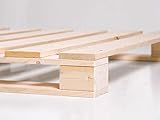PALETTI Palettenbett mit 11 Leisten, Palettenmöbel - 5