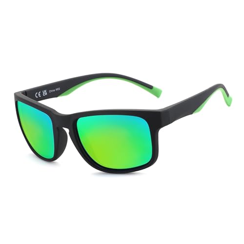 Image of ZENOTTIC Sports Polarized Sunglasses Men: UV400 Flexible Unbreakable Frame