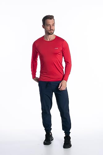 Kit 5 Camiseta Camisa Térmica Masculina Proteção Solar Uv 50+ Manga Longa Dry Fit (BR, Alfa, P, Regu