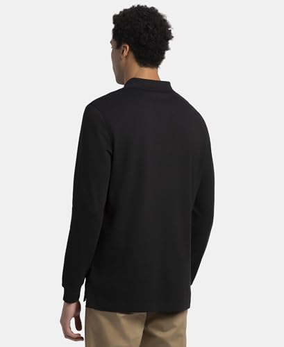 Image of Jockey 3914 Men Super Combed Cotton Rich Solid Full Sleeve Polo T-Shirt with Ribbed Cuffs