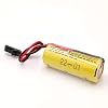 (10-Pack) 1770-XYC 3V 1800mAh Lithium Battery Replacement for Allen Bradley PLC 1770-XYC/A 1770-XYB 1756-BA1 with Black Plug