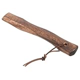 Lurrose Ergonomischer Mini Holz axtstiel Ersatzgriff aus Robustem Naturholz Kurz und Gebogen Einfach zu Montieren Langlebiger Griff für Garten Spaltaxt Praktischer Axtstiel Ersatz