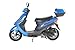 HHH 50cc Scooter Gas Street Scooter Fully Automatic 50cc Bike Moped with Matching Trunk for Youth and Adult (Black Color) (Factory Packaged)