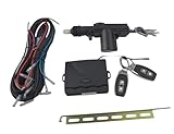 車用セキュリティパーツ12V キーレスエントリーシステムキット汎用12Vアンサーバック機能付 アクチュエーター1本付 配線説明書付き [並行輸入品]