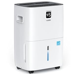 80 Pint Dehumidifier for Basement 5000 Sq. Ft. with Drain Hose, ENERGY STAR