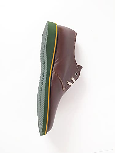 Zapato Blucher Marrón 7749H de hombre estilo inglés formal con cordones 4