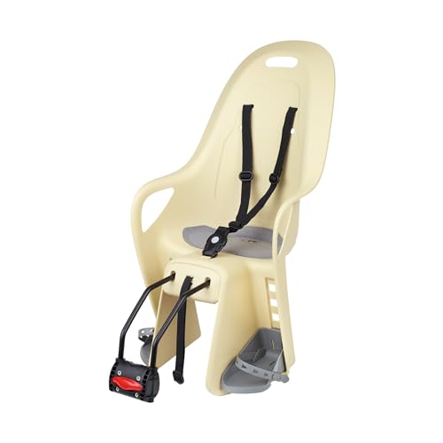 Siège arrière KOARI POLISPORT au cadre pour vélo 26-28 pouces enfant 22kg Jaune Moon
