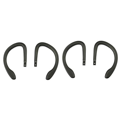 Lckiioy 2X EarHook Reemplazo de Punta de Auricular Inalámbrico Auriculares Deportivos Clip de Bucle para la Oreja Piezas de Reparación para 3 PB3 Negro