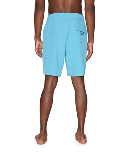 Spyder Men's Standard 9" Solid Hybrid Board Shorts, Aqua, Medium #TOP5