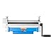VEVOR Slip Roller, 12.6 inches, Sheet Metal Slip Roll Machine, 20 Gauge Capacity, Rolling Bending Machine with Detachable Rollers, 21 HRC, for Aluminum Alloy Sheet Low Carbon Steel Copper Sheet