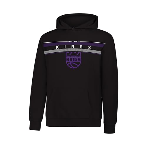 Ultra Game Boys' Fleece Hoodie Pullover Sweatshirt,Sacramento Kings,Team Color,14-16