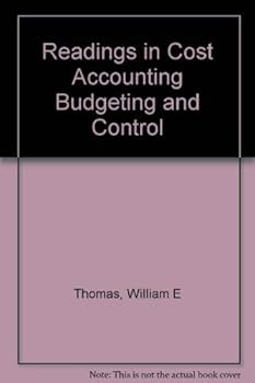 Paperback Readings in Cost Accounting Budgeting and Control Book