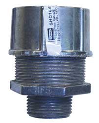 Cord Connector, 1 in., Straight, White