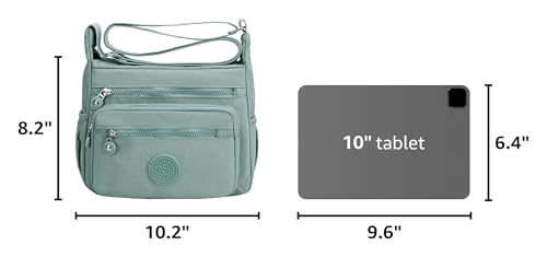 Image of Pealwel Women Shoulder Handbag Roomy Multiple Pockets Bag Ladies Crossbody Purse Tote Top Handle Satchel