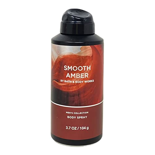 Bath & Body Works Men's Collection Smooth Amber 3-In-1 Hair, Face & Body Wash - Body Spray With A Natural Oats Bar Soap #TOP2