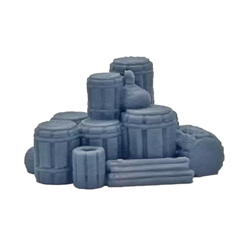 MagiDeal Maquette de Baril empilable, Diorama, Ornement de Bureau, Accessoire de Jeu de société Compact pour collectionneurs Adultes