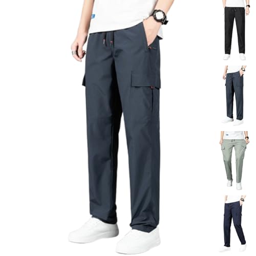 Comforflex - Men's Multi-Pocket Stretch Comfort Outdoor Casual Pants, Risacharm Men's Cargo Pants Casual, Comfort, Breathable