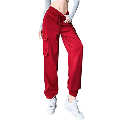 Pantalon de jogging polaire doublé chaud pour femme taille L