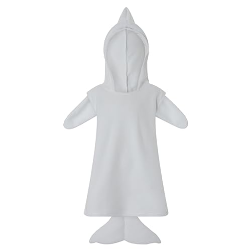 Disfraz infantil unisex chaleco con capucha de forro polar