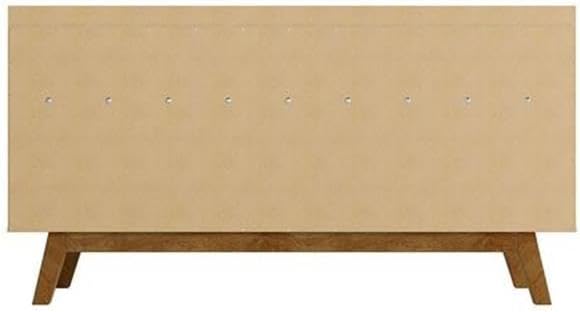 Manhattan Comfort Addie 53.54" Sideboard with 5 Shelves, White