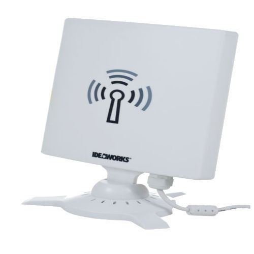 Compact WiFi Antenna Booster Wireless up to 1/4 Mile Away Hot Spots USB Travel