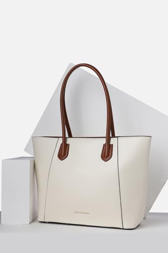 Image of Van Heusen Women's Vogue Laptop Bag|Classic Offwhite Bag | Fits Upto 13 Inch Laptop | Office Bag